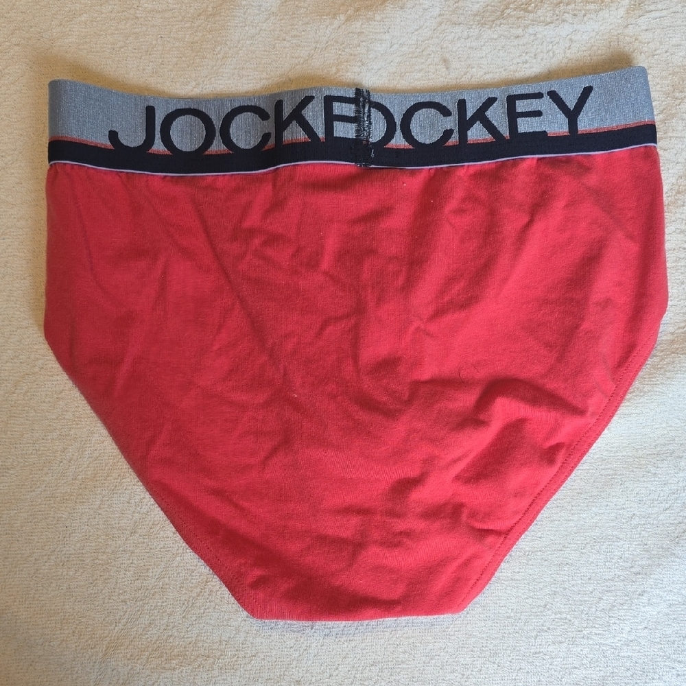 🍆Jockey Men's True Style Red Briefs🍆 - Picture 3 of 5